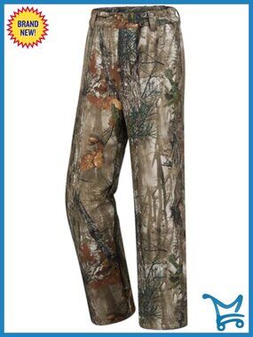 Women's Camo Hunting Pants Fleece Lined Water-Resistant 4-Way Stretch Silent